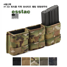 이미지를 갤러리 뷰어에 로드 , #에스텍 #7.62 트리플 키위 숏사이즈 웨빙 탄창파우치 / 무료배송