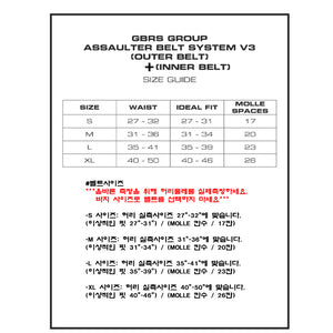 #GBRS #어설터 벨트 시스템 V3(이너벨트포함)
